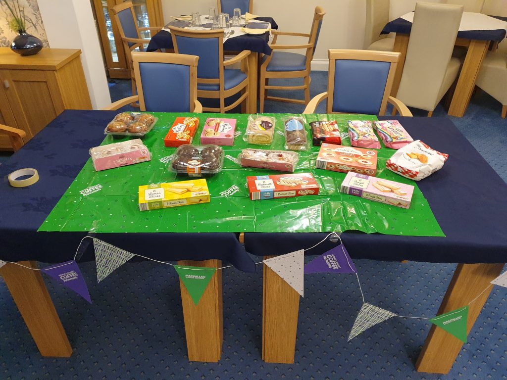 Macmillan coffee morning at Links View